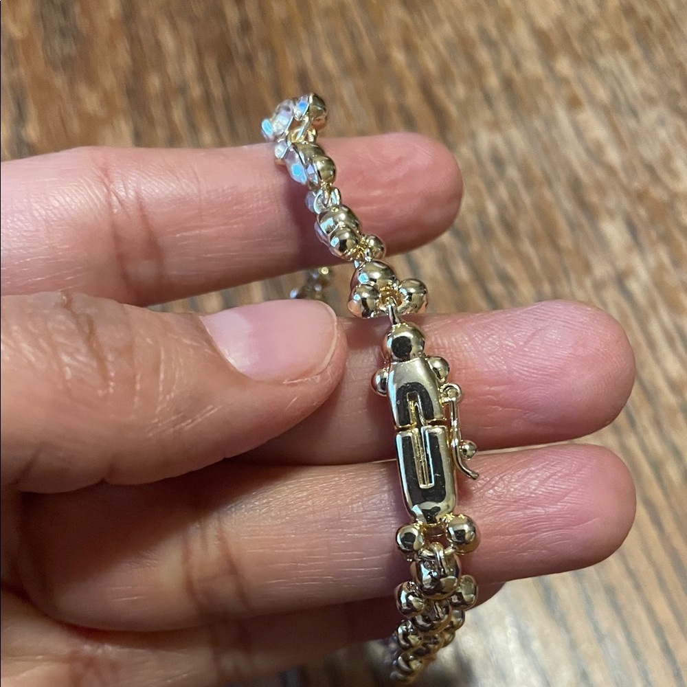 Disney  Gold and Silver Crystal Bracelet - Picture 3 of 7